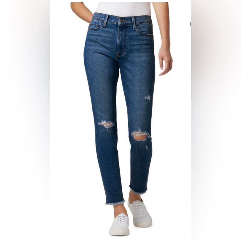 NWT Hudson Natalie Mid-Rise Super Skinny Ankle Jeans, Waist 28”. Women.